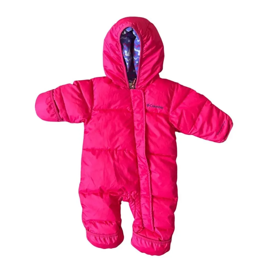 Columbia Baby Snowsuit in Bright Pink Size 3-6 months NEW NWT